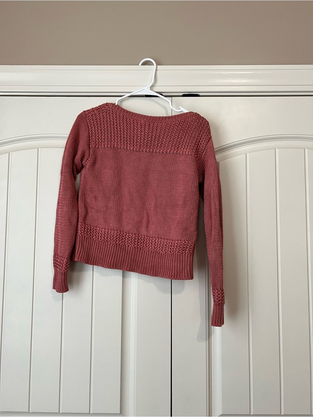 Ralph Lauren Rose Knit Crewneck Sweater
